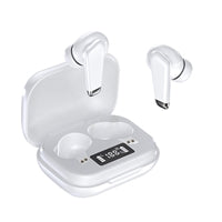 Prevo Q2 TWS Earbuds, Bluetooth 5.1, Automatic Pairing, Touch Control Feature with Digital LED Display Wireless Charging Case, Android, IOS and Windows Compatible, White Prevo Q2 TWS Earbuds, Bluetooth 5.1, Automatic Pairing, Touch Control Feature with Digital LED Display Wireless Charging Case, Android, IOS and Windows Compatible, White
